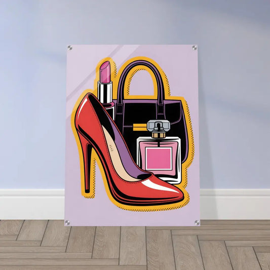 Pop art fashion accessories featuring glam slam, PixiOnyx Gloss Bomb Pop style