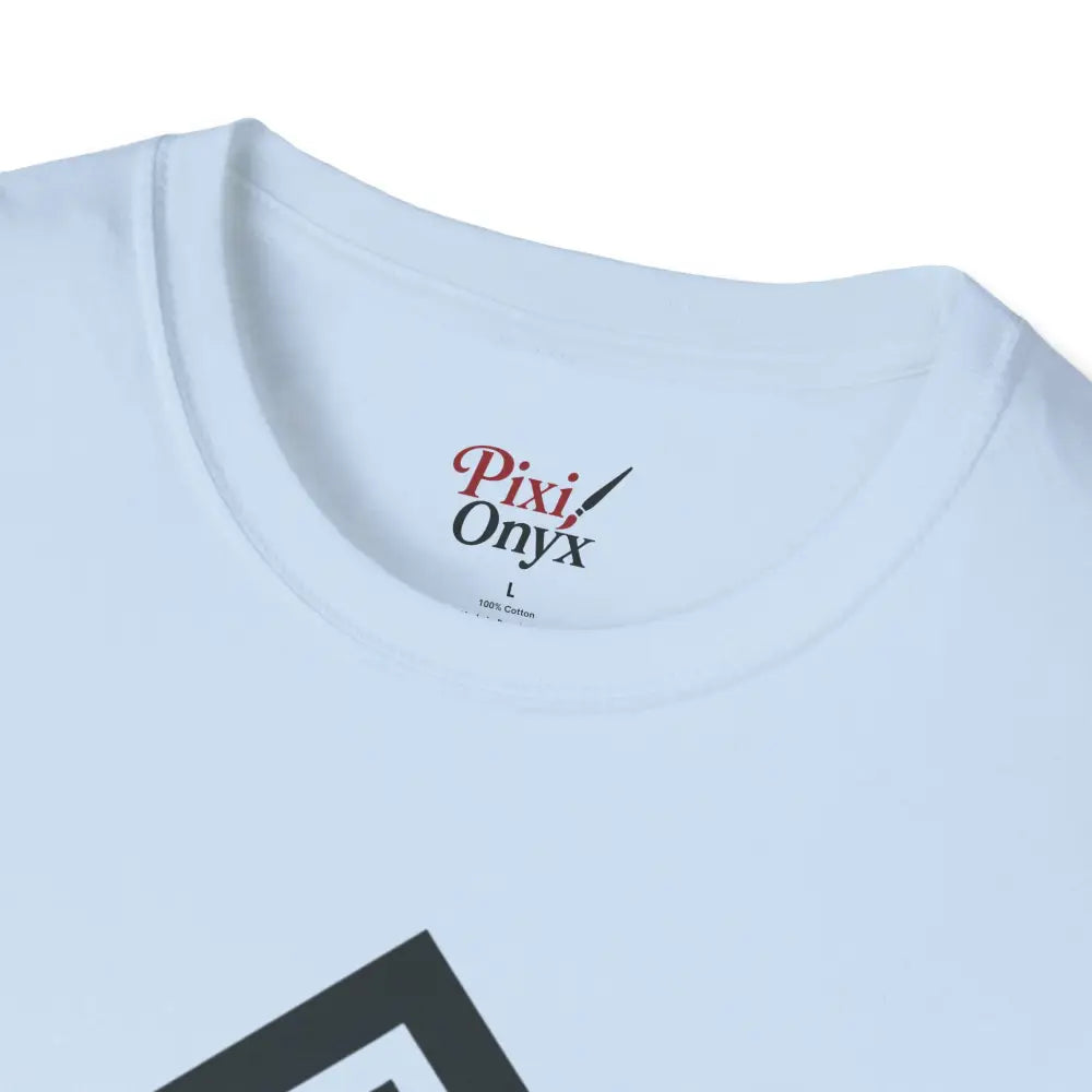 White crew-neck T-shirt with printed neck label made from ring-spun cotton for ultimate comfort