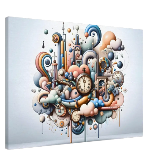 Colorful whimsical clockwork fantasy from Canvas Pastel Mechanica PixiOnyx textured surreal dream