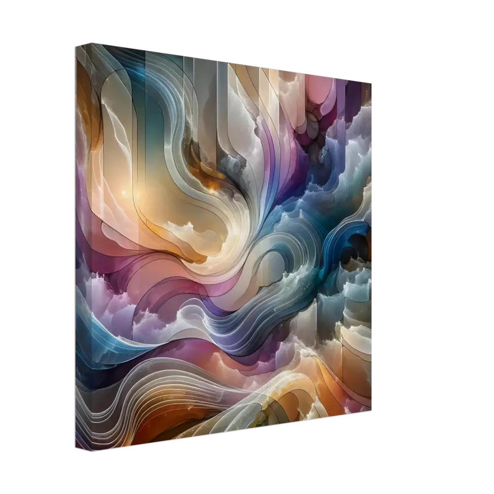 Abstract layered artwork from PixiOnyx Canvas Wall Art Celestial Layer Flux Series