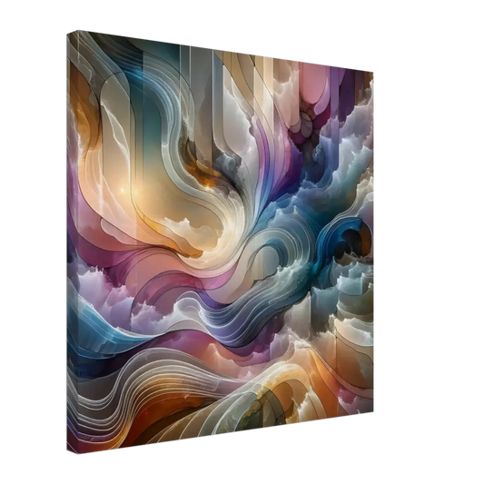 Abstract layered artwork from PixiOnyx Canvas Wall Art Celestial Layer Flux Series