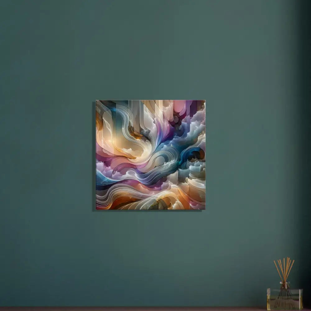 Abstract colorful artwork for Canvas Wall Art Celestial Layer Flux by PixiOnyx