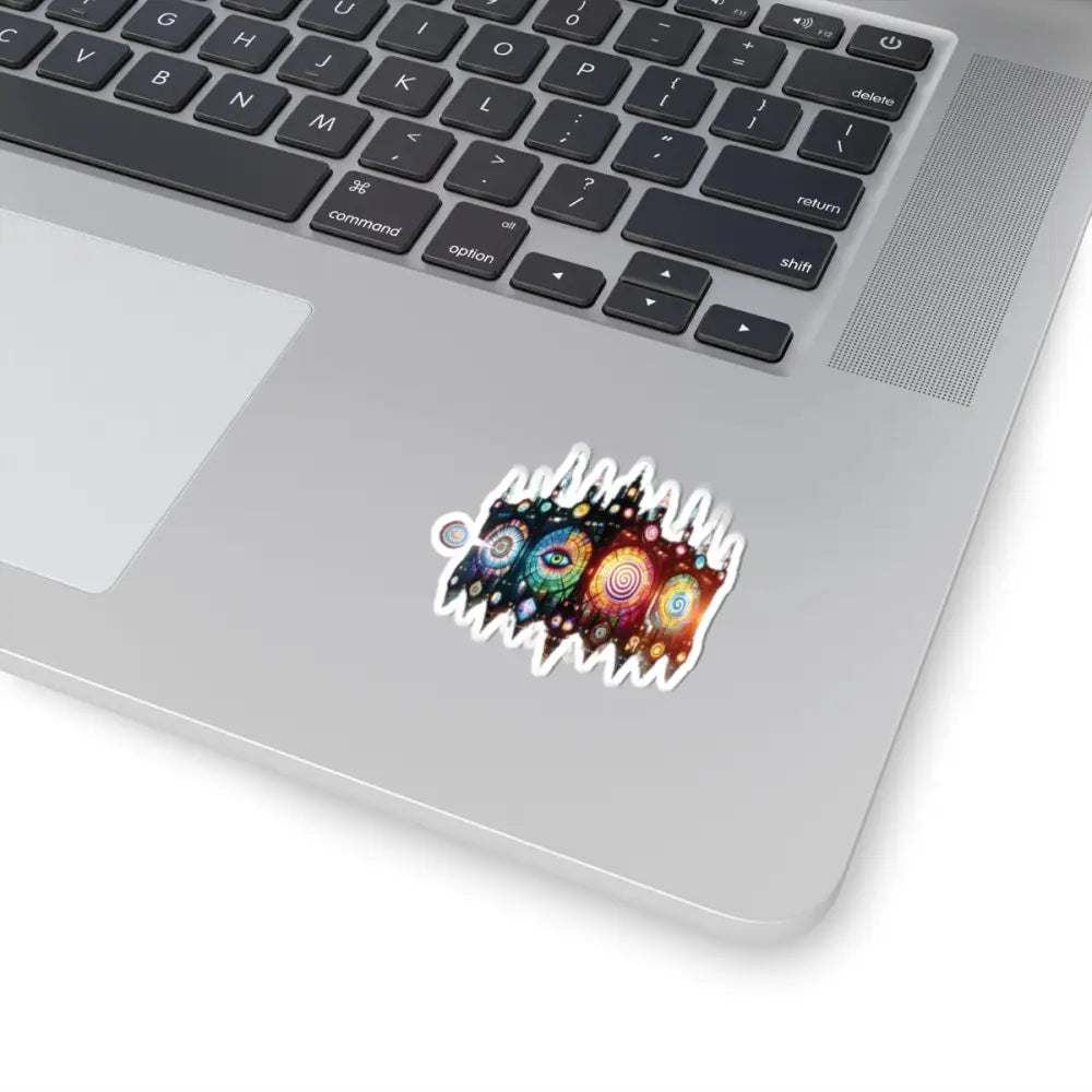 Colorful cosmic sticker from Cathedral of Light Cosmic Vision Kiss-Cut Decal collection