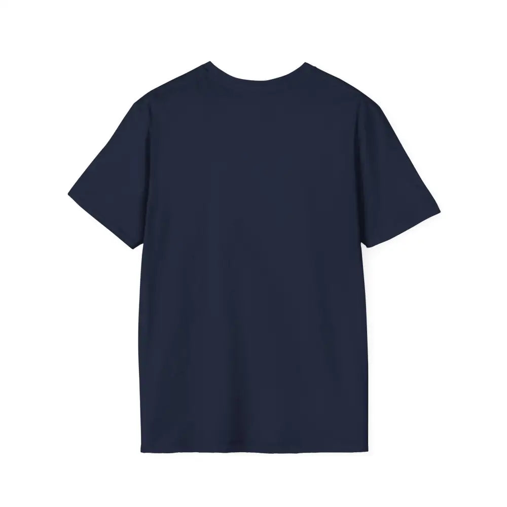 Plain navy blue short-sleeved T-shirt with stunning constellation design featuring Celestial Orion Constellation for star lovers