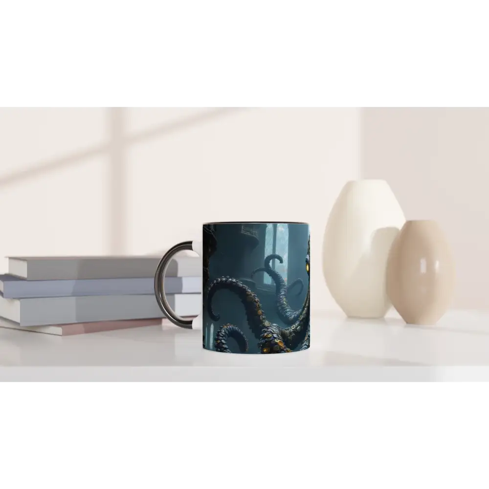 Tentacled Mug from Clocktopus Mug – Gothic Octopus with PixiOnyx Tentacle Design