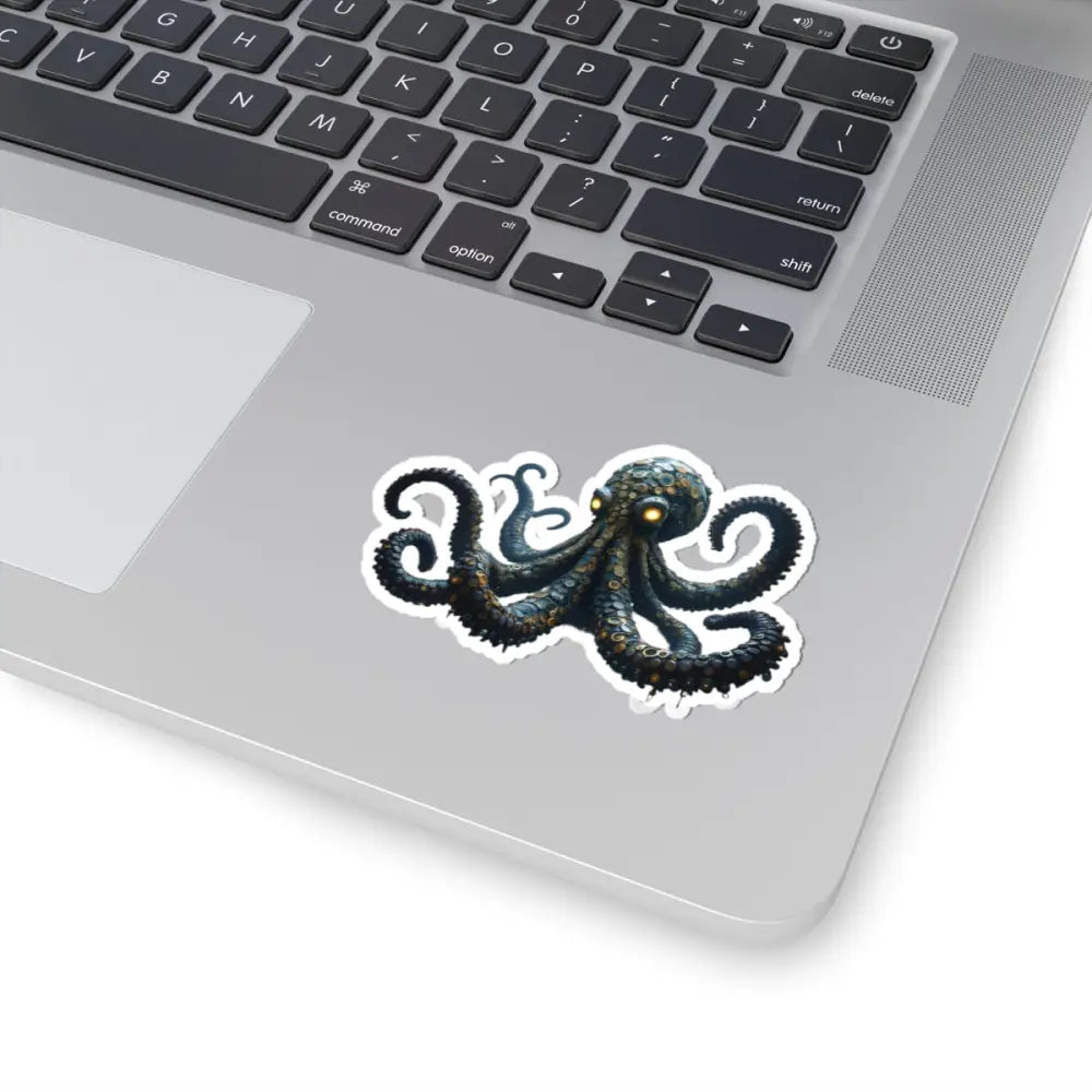 Octopus sticker with glowing Eyes from Clocktopus Sticker Steampunk Octopus Timekeeper