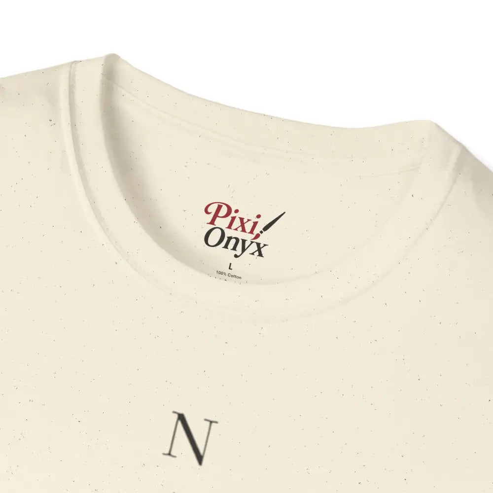 Cream-colored Crewneck T-Shirt made from ring-spun cotton for outdoor activities