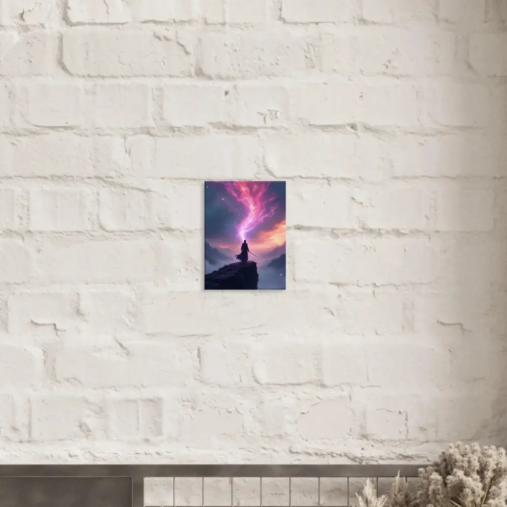 Fantasy art print of cosmic cliffs on the Cosmic Cliff Canvas by PixiOnyx Fantasy