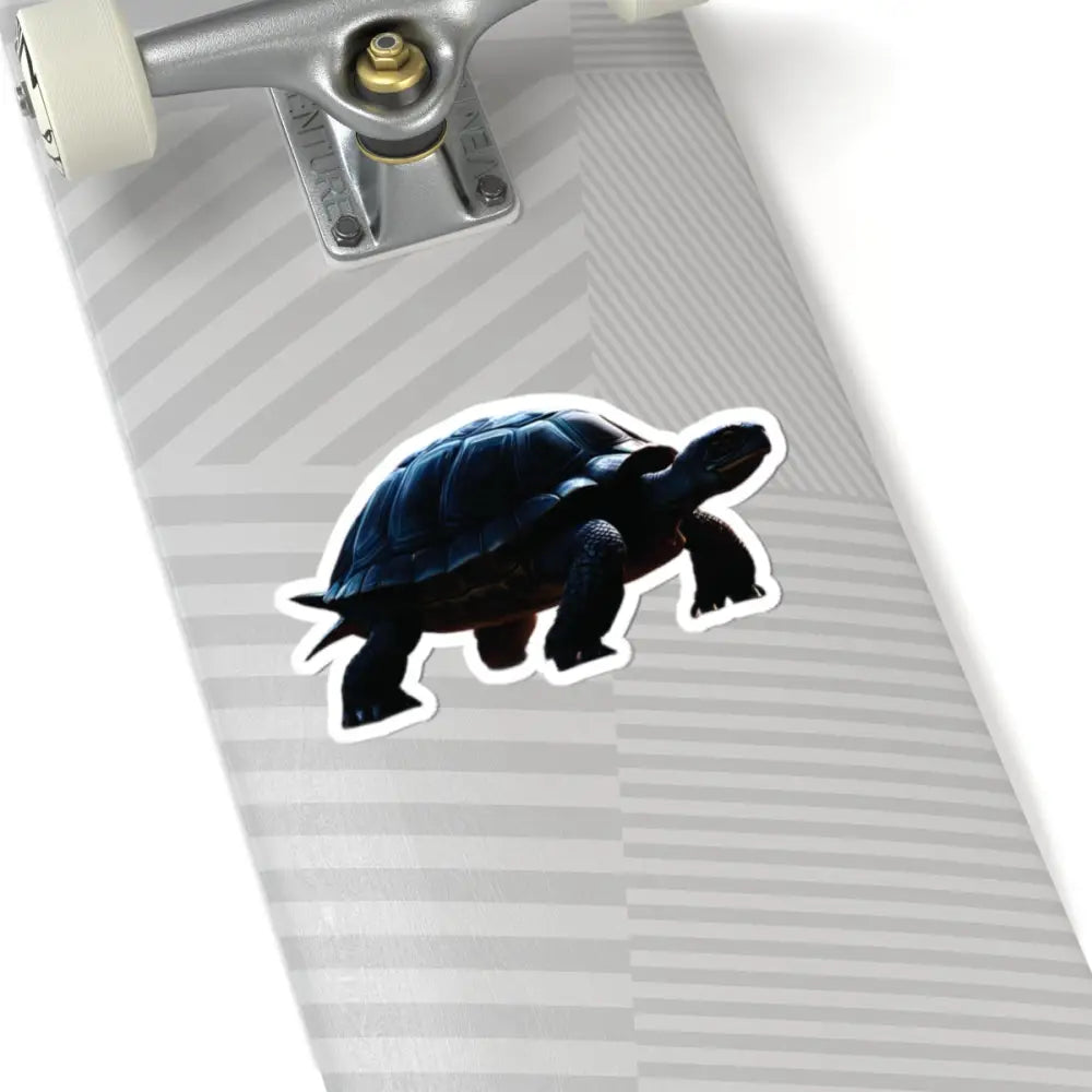 Dark Sea Turtle Abyssal Ocean vinyl sticker displayed on a product page