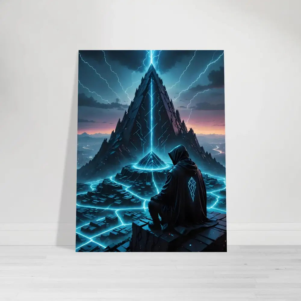 Framed fantasy art print from Electric Ascension by PixiOnyx for decorative display