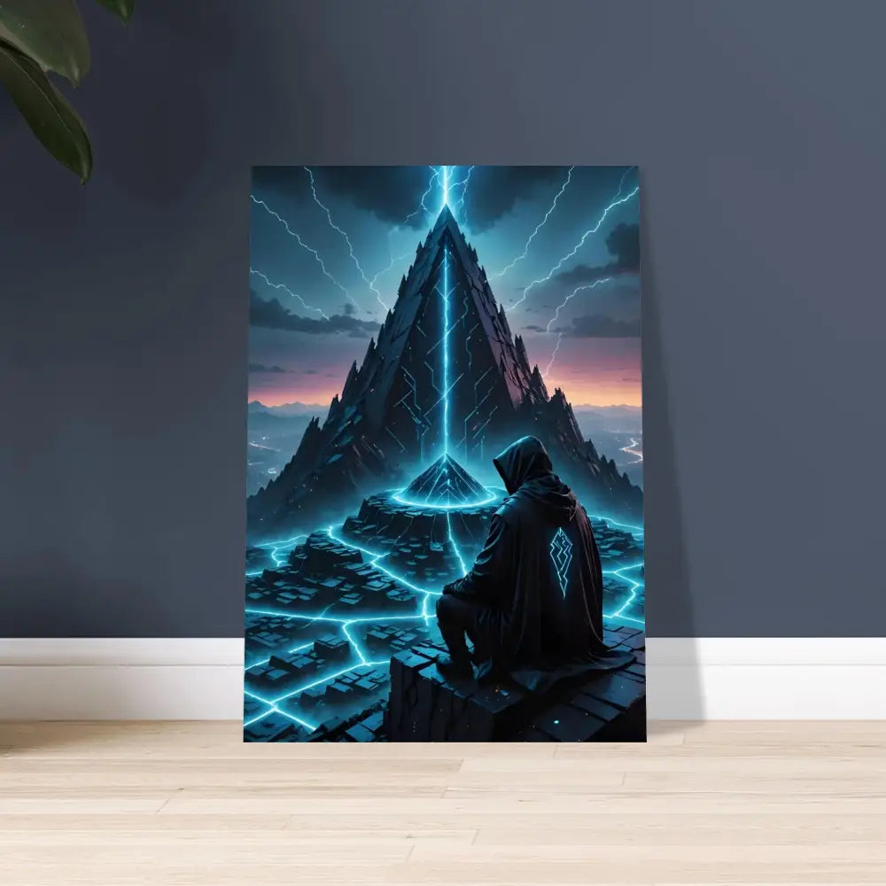 Fantasy art print titled Electric Ascension by PixiOnyx displayed as a fine art poster