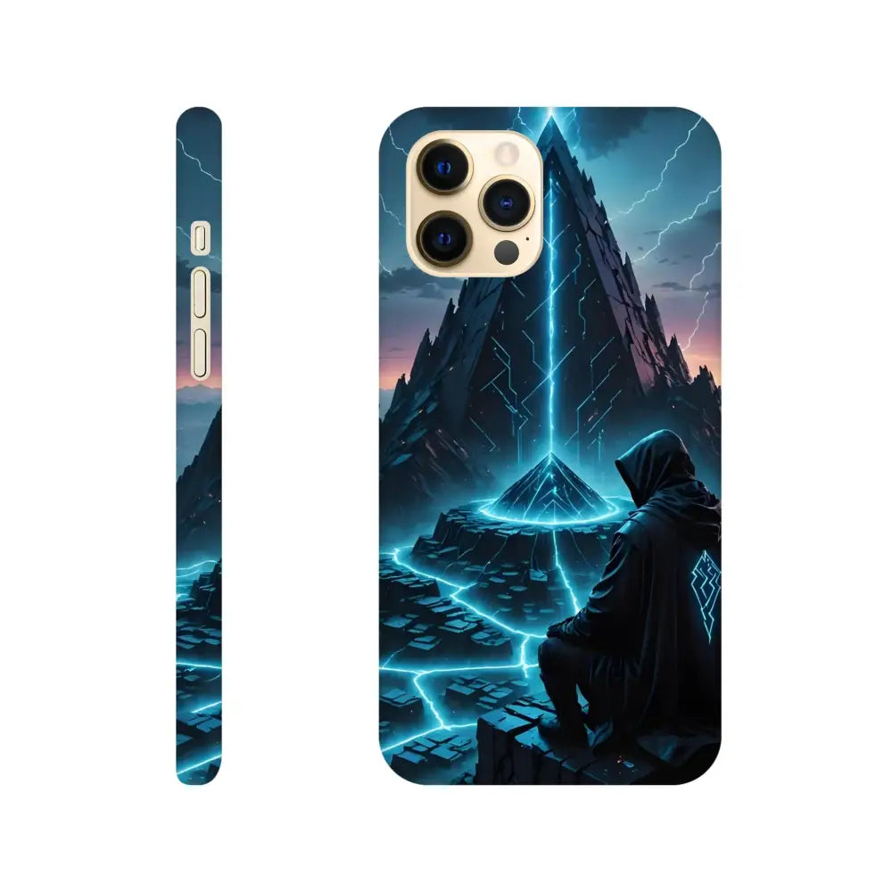 Electric Ascension iPhone Slim Case with a futuristic mystical design