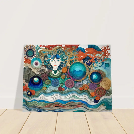 Whimsical ocean-themed artwork from PixiOnyx Dreamscape Collection Fine Art Poster