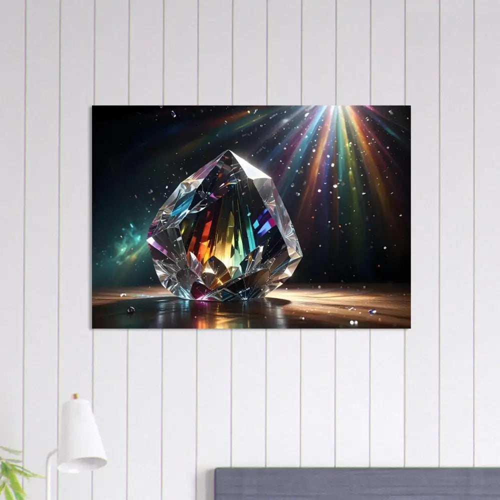 Prismatic crystal art print displayed in Fine Art Poster PixiOnyx Dreamscape Print