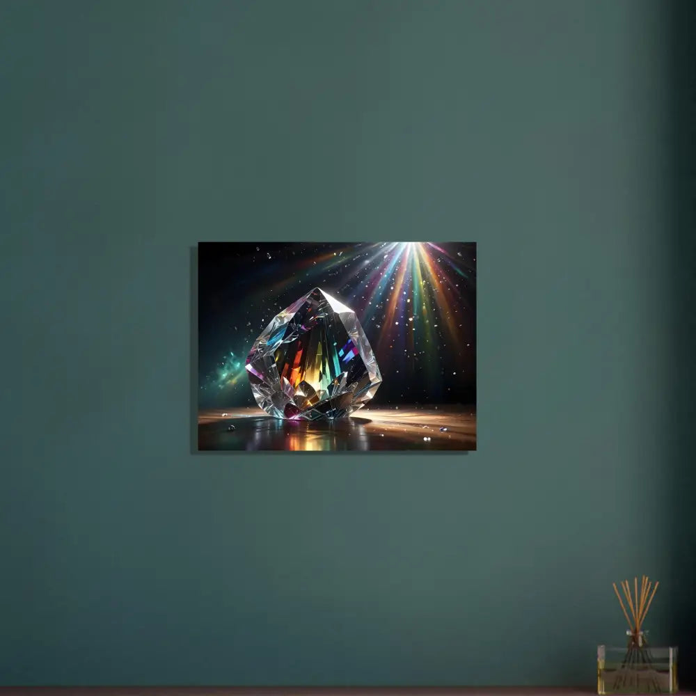 Iridescent crystal artwork displayed on PixiOnyx Dreamscape Fine Art Poster