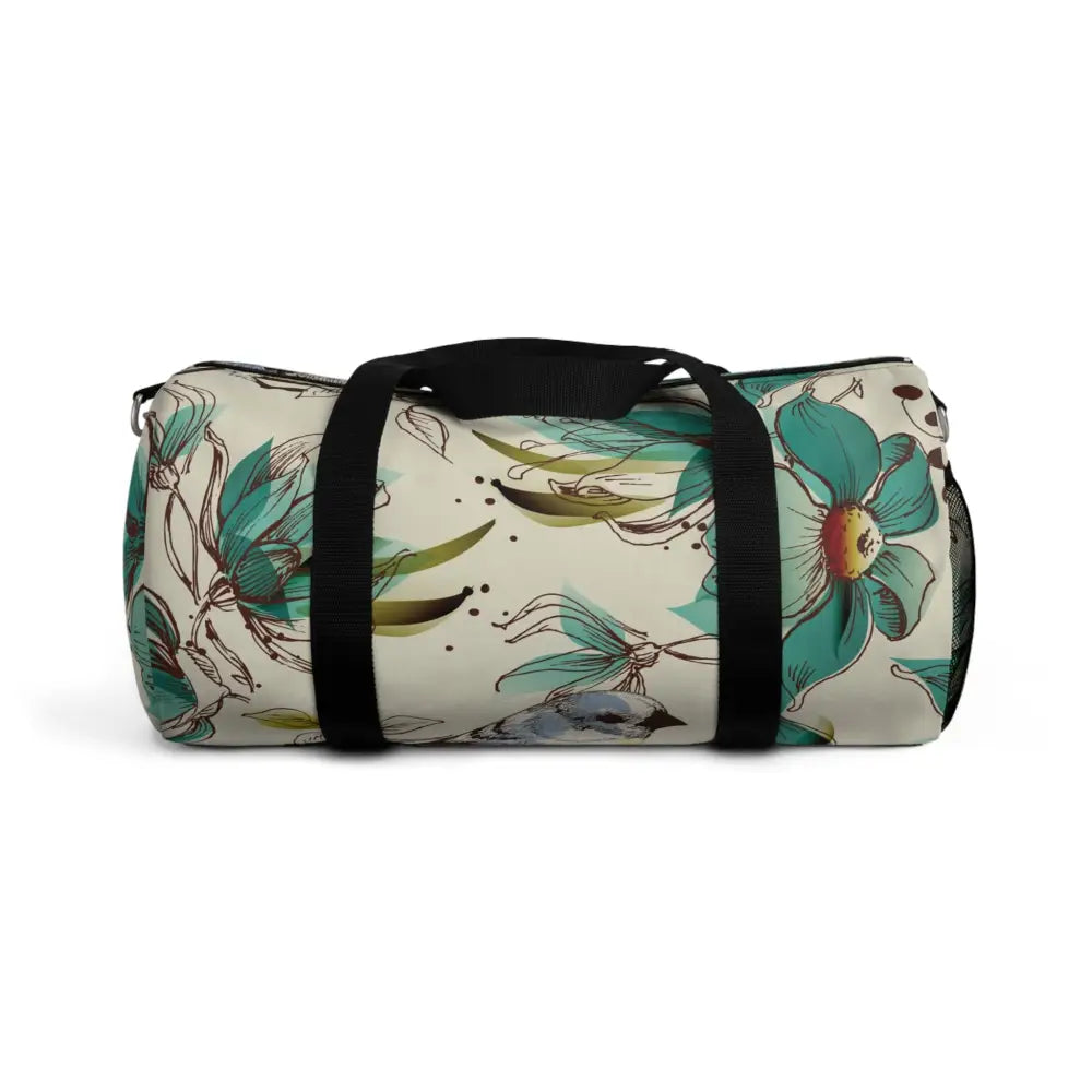 Floral Duffel Bag Stylish Travel Companion for Gym Weekend Getaways or Yoga Classes Perfect Gift Nature Lovers Small