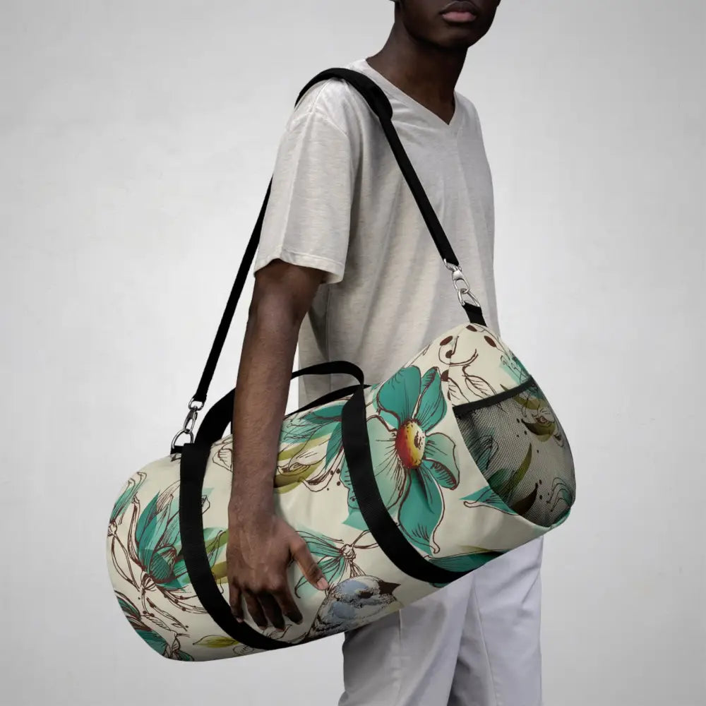Floral Duffel Bag Stylish Travel Companion for Gym Weekend Getaways or Yoga Classes Perfect Gift Nature Lovers Bags