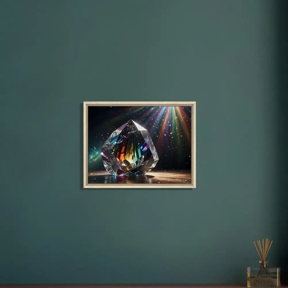 Framed crystal artwork from PixiOnyx Luminous Luxe Prismatic Splendor collection