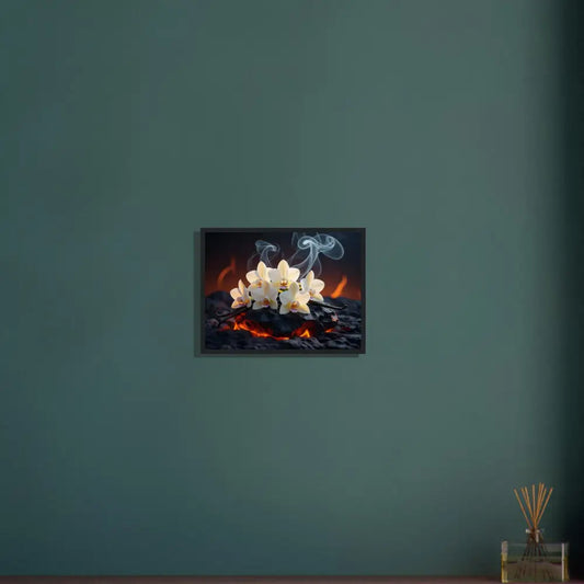 Framed floral art from PixiOnyx Nature Fusion Volcanic Vanilla product display