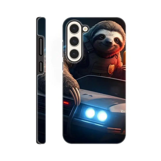 Sloth police phone case for Samsung Tough Case Hot Pursuit Cold Hotdog PixiOnyx Slothcore Defense