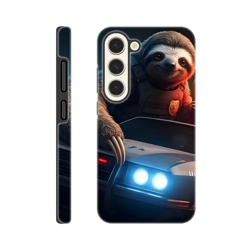 Sloth police phone case for Samsung Hot Pursuit Cold Hotdog PixiOnyx Slothcore Defense