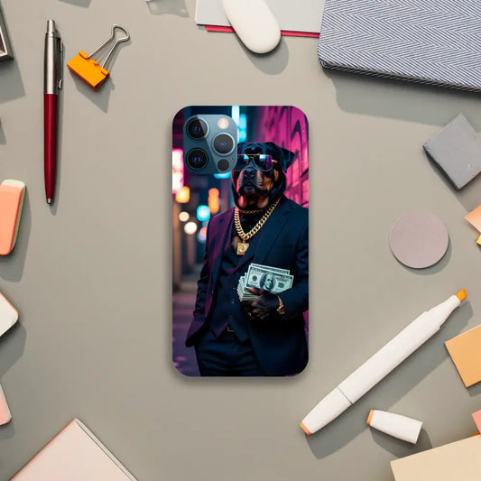 Dog in suit phone case for iPhone Slim Case Kingpin K9 PixiOnyx Street Style