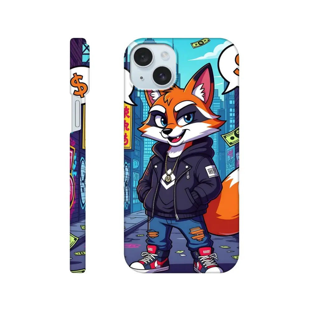 Cartoon fox phone case for iPhone Slim Case Street Hustle Fox PixiOnyx Urban Armor