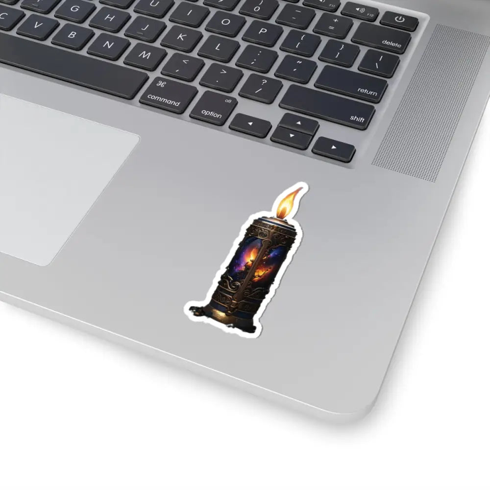 Fantasy candle sticker from Kiss-Cut Sticker Galactic Flame PixiOnyx Cosmic Accessory