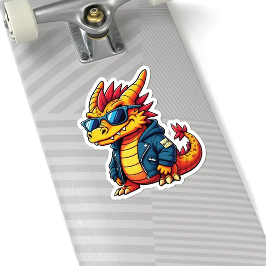 Cool dragon sticker from Kiss-Cut Sticker Groove Dragon PixiOnyx Funkcore Familiar
