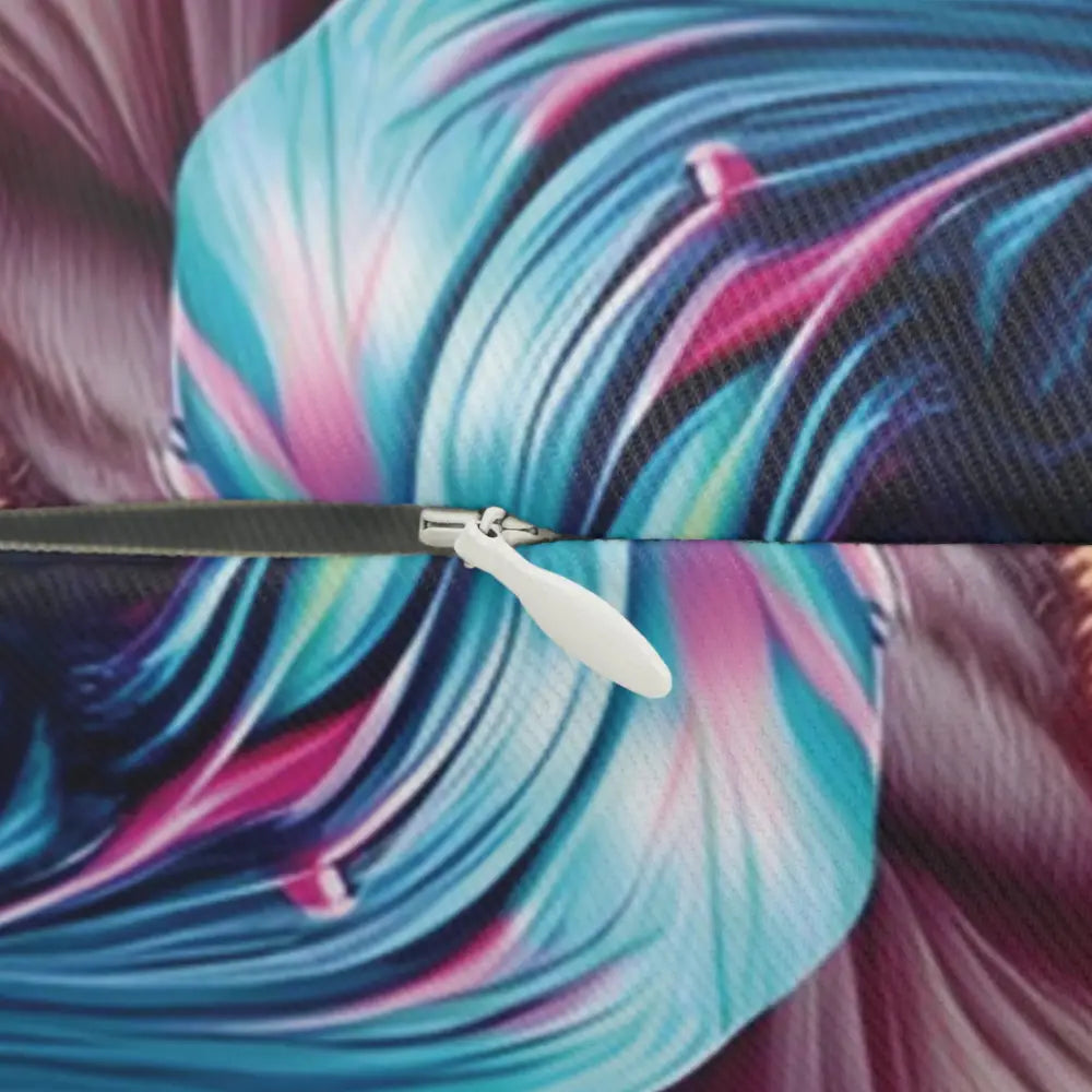 Colorful lumbar pillow with zipper from Lumbar Pillow Pixel Panic PixiOnyx Surreal Lounge