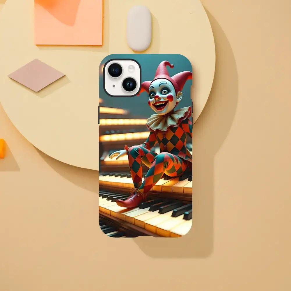 Clown-themed iPhone case for Marionette iPhone Case The Puppet’s Prelude PixiOnyx Tough Shell Cover