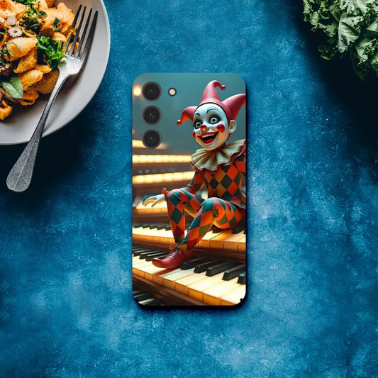 Clown-themed smartphone case for Samsung Marionette Puppet’s Prelude PixiOnyx Slim Shell