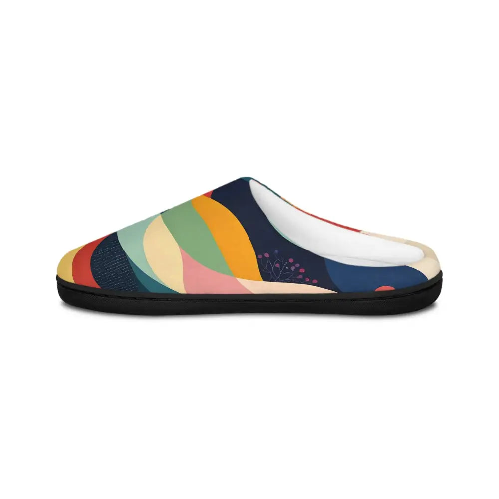 Colorful patterned slipper from Men’s Indoor Slippers Sunset Grove PixiOnyx Comfortcore Housewear