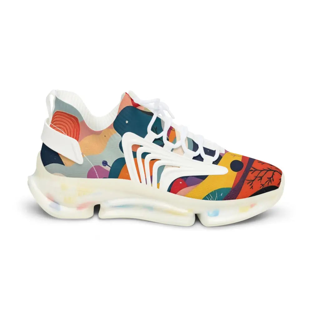 Colorful patterned athletic shoe from Men’s Mesh Sneakers Flowstate Mirage by PixiOnyx