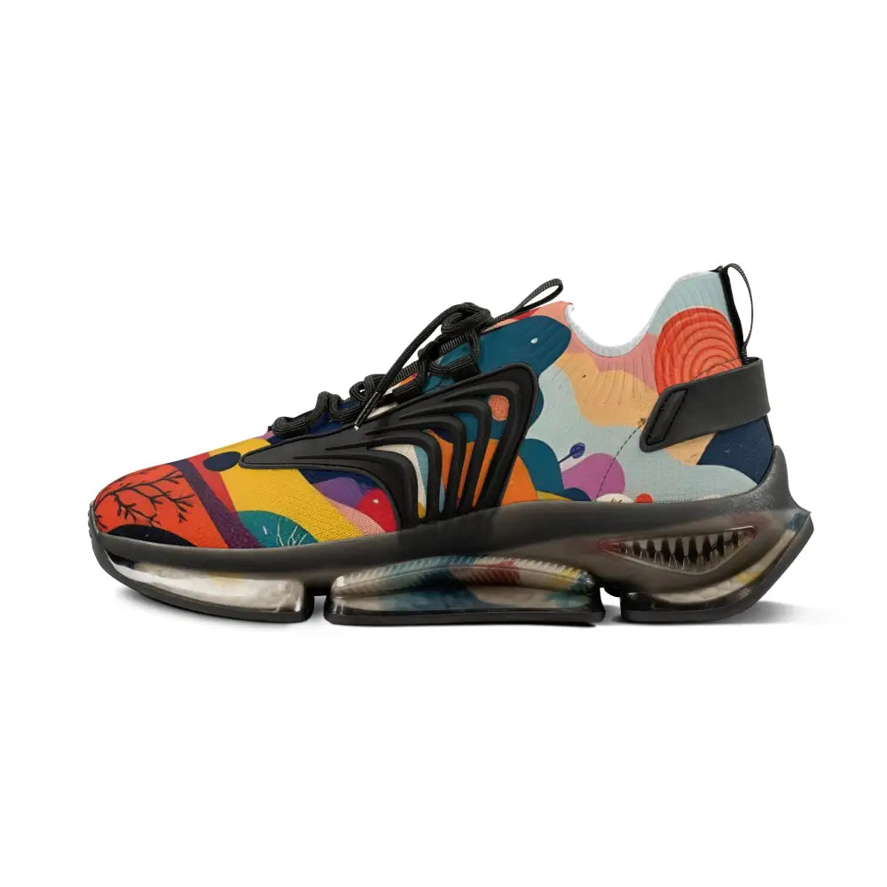 Colorful patterned athletic shoe from Men’s Mesh Sneakers Flowstate Mirage collection