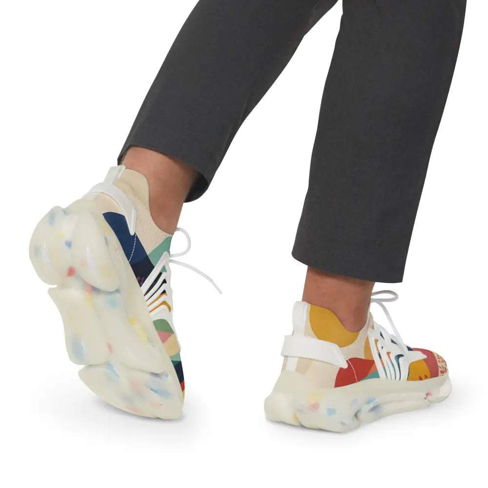 Colorful patterned Mesh Sneakers with chunky soles from Men’s Sunset Grove PixiOnyx