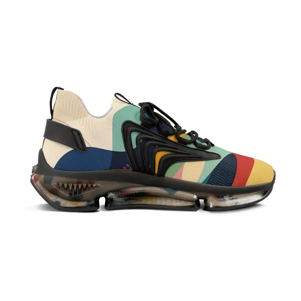 Colorful athletic shoe with clear sole from Men’s Mesh Sneakers Sunset Grove collection