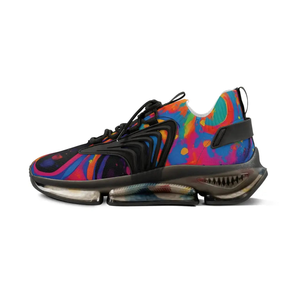 Colorful athletic shoe from Men’s Mesh Sneakers Voidspiral Mirage by PixiOnyx Psywave