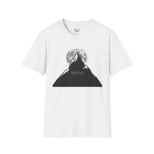 Mountain Inspired Unisex T Shirt | Ascend Adventure Tee Outdoor Apparel Gift for Hikers Travel ASCIEND Graphic Design