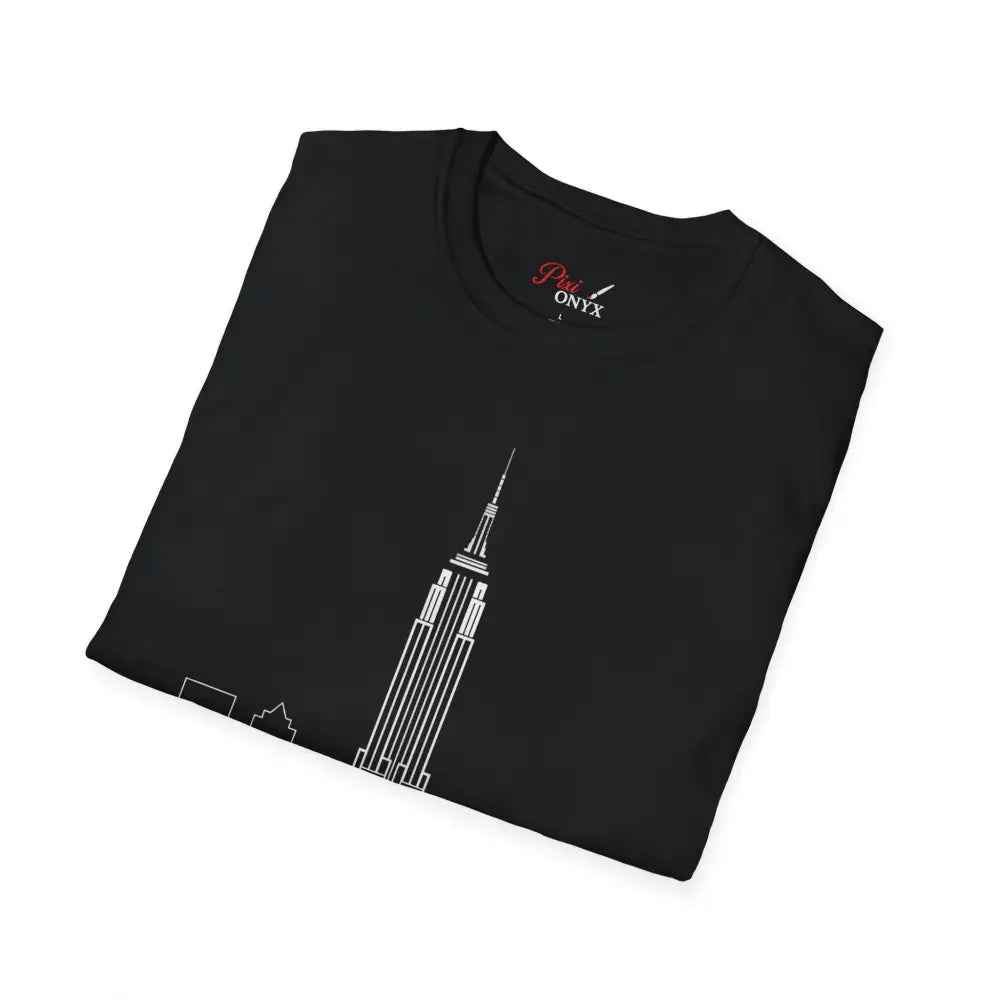New York City Skyline T Shirt | Unisex Travel Tee Lover Gift Urban Fashion NYC Souvenir Cool Graphic