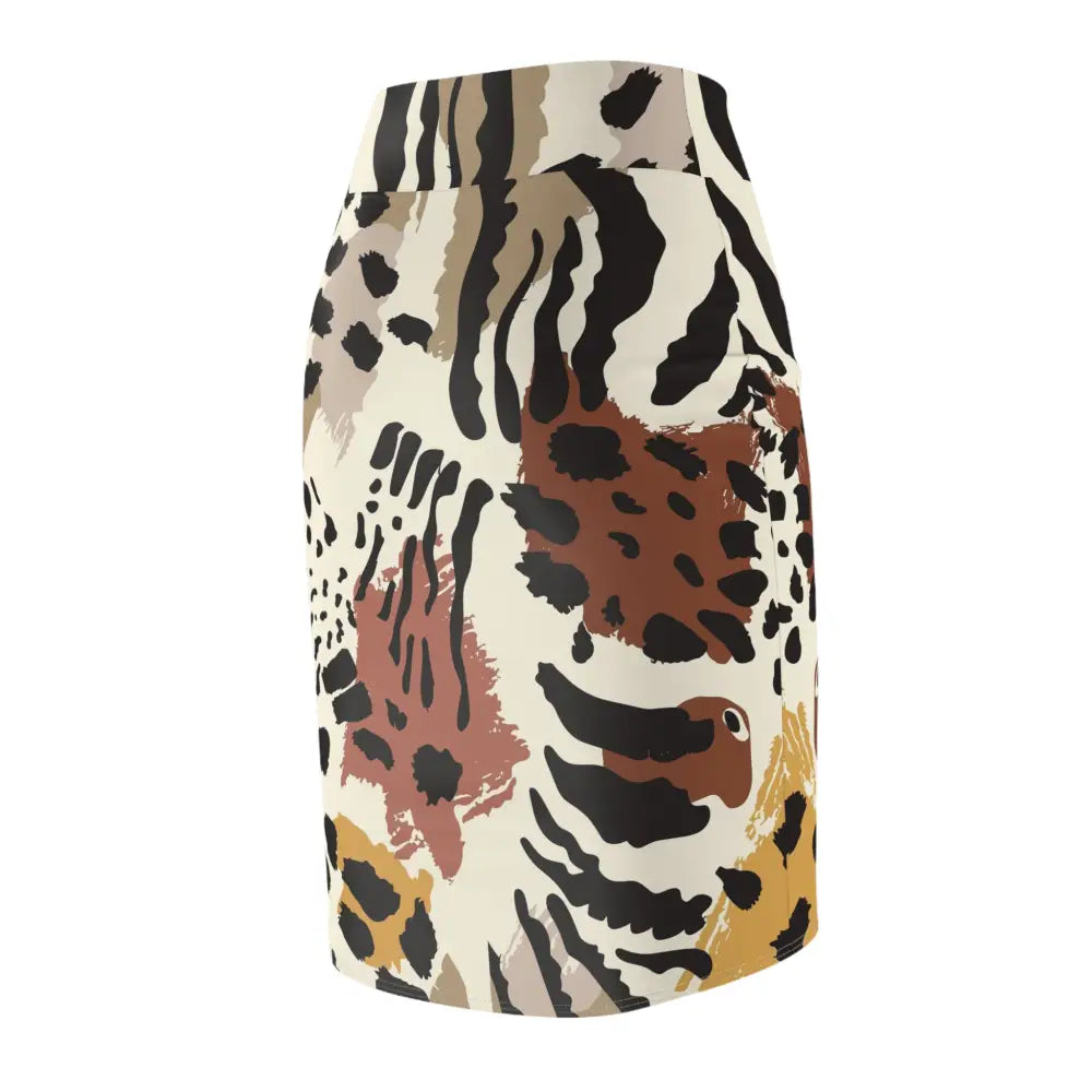 Animal print pencil skirt from PixiOnyx Wildwear Edit Chic Animal Mirage collection