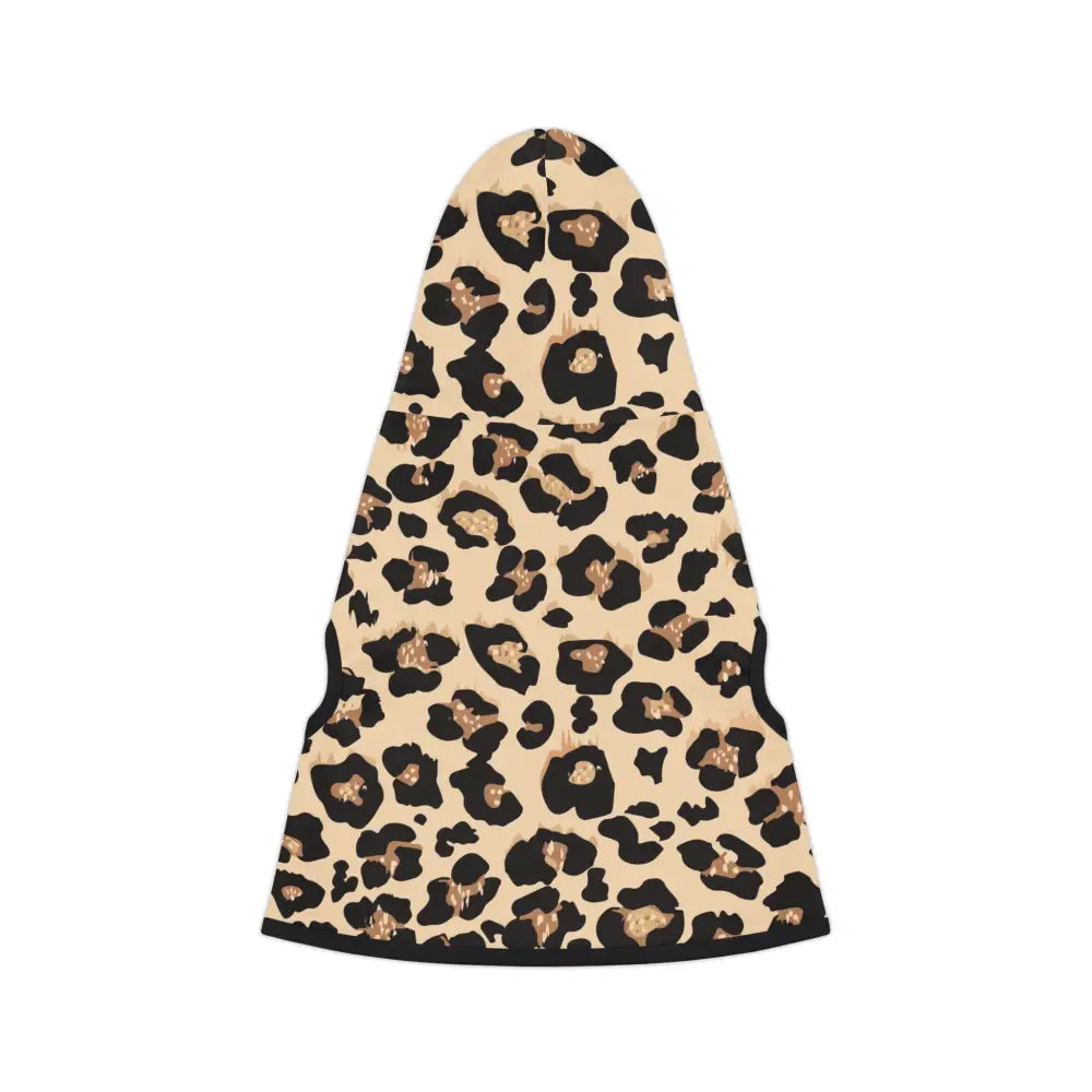 Leopard print hooded vest from Pet Hoodie Wild Leopard Swagger by PixiOnyx Luxe Creaturewear