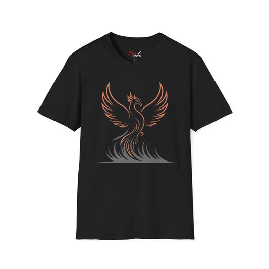 Phoenix Rising Unisex Softstyle T Shirt | Trendy Graphic Tee Casual Wear Gift for Her/Him Festival Apparel Symbol