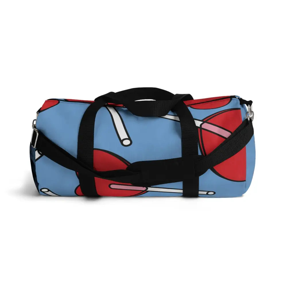 Playful Lollipop Duffel Bag Perfect for Gym Travel Kids Birthday Parties Candy Lovers Bags
