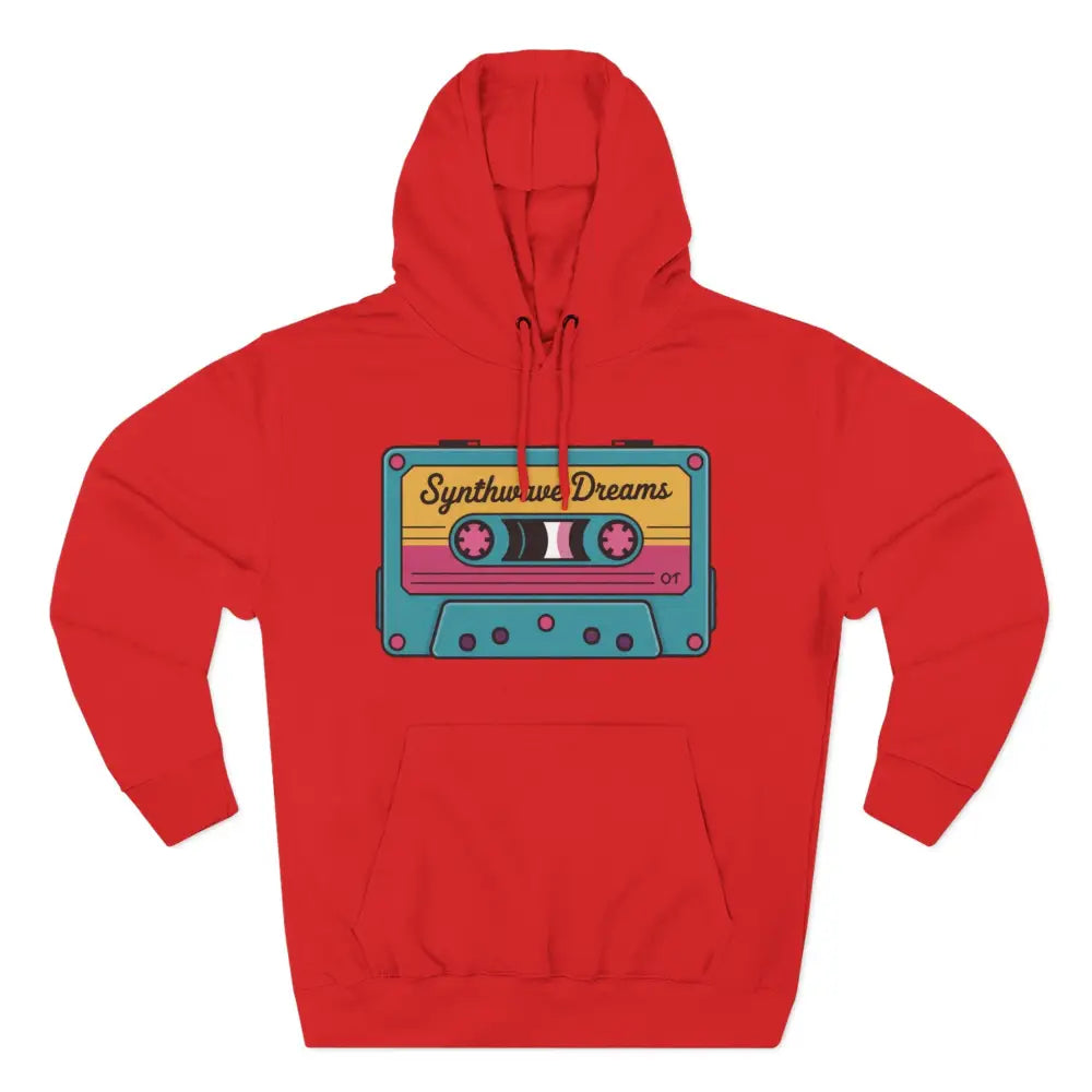 Retro Synthwave Unisex Hoodie Vintage Music 80s Inspired Fleece Sweatshirt Casual Streetwear Cozy Gift for Lovers S