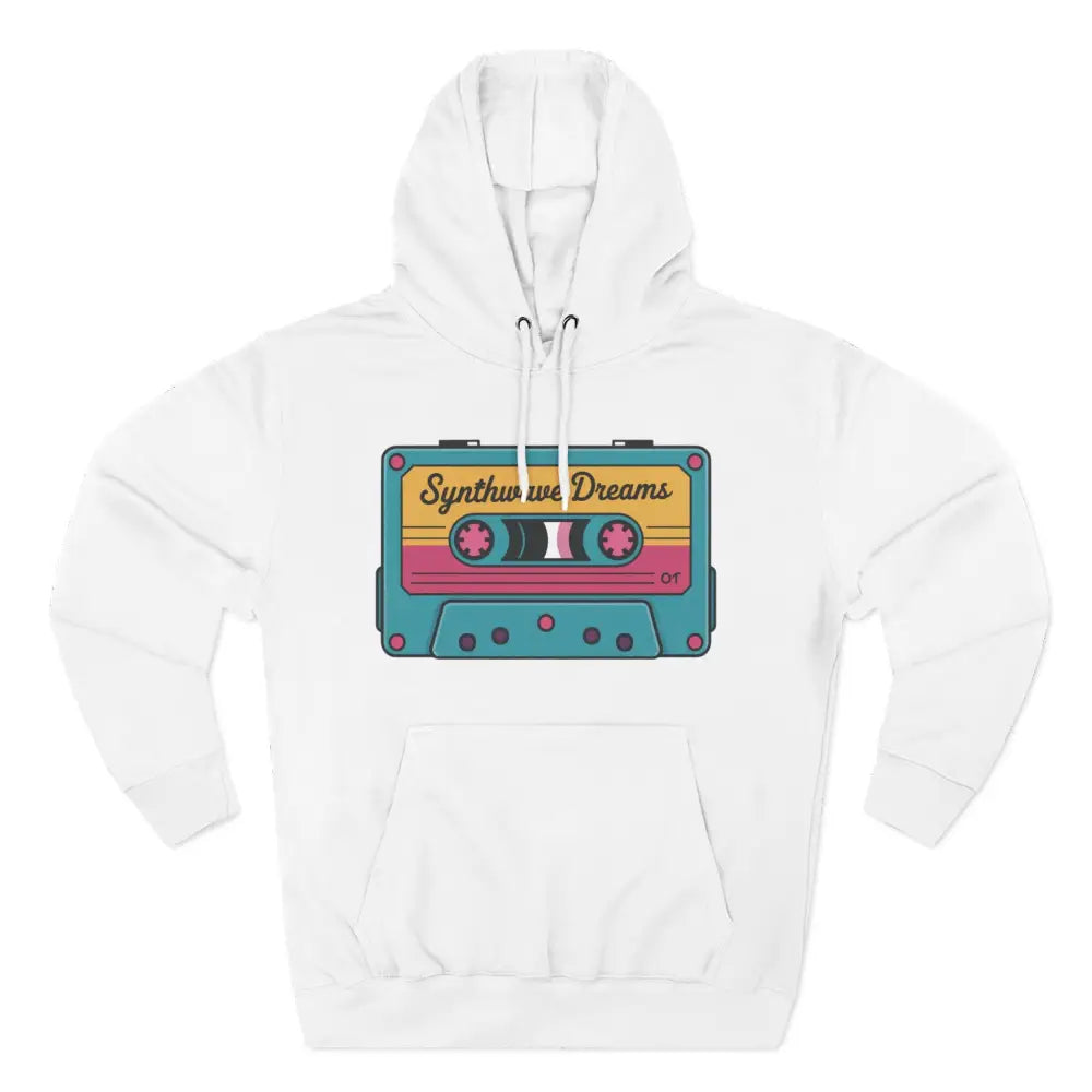 Retro Synthwave Unisex Hoodie Vintage Music 80s Inspired Fleece Sweatshirt Casual Streetwear Cozy Gift for Lovers XS