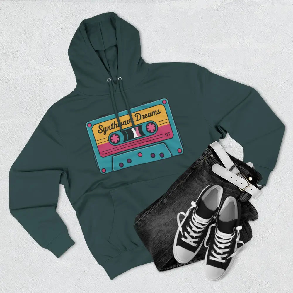 Retro Synthwave Unisex Hoodie Vintage Music 80s Inspired Fleece Sweatshirt Casual Streetwear Cozy Gift for Lovers