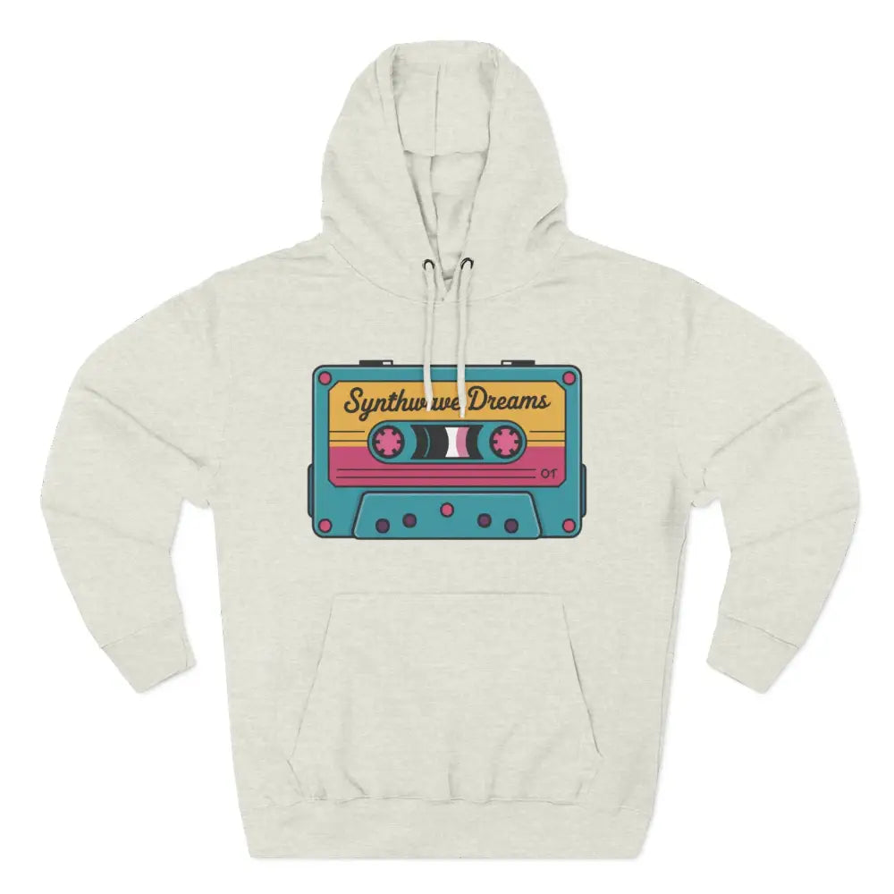 Retro Synthwave Unisex Hoodie Vintage Music 80s Inspired Fleece Sweatshirt Casual Streetwear Cozy Gift for Lovers S