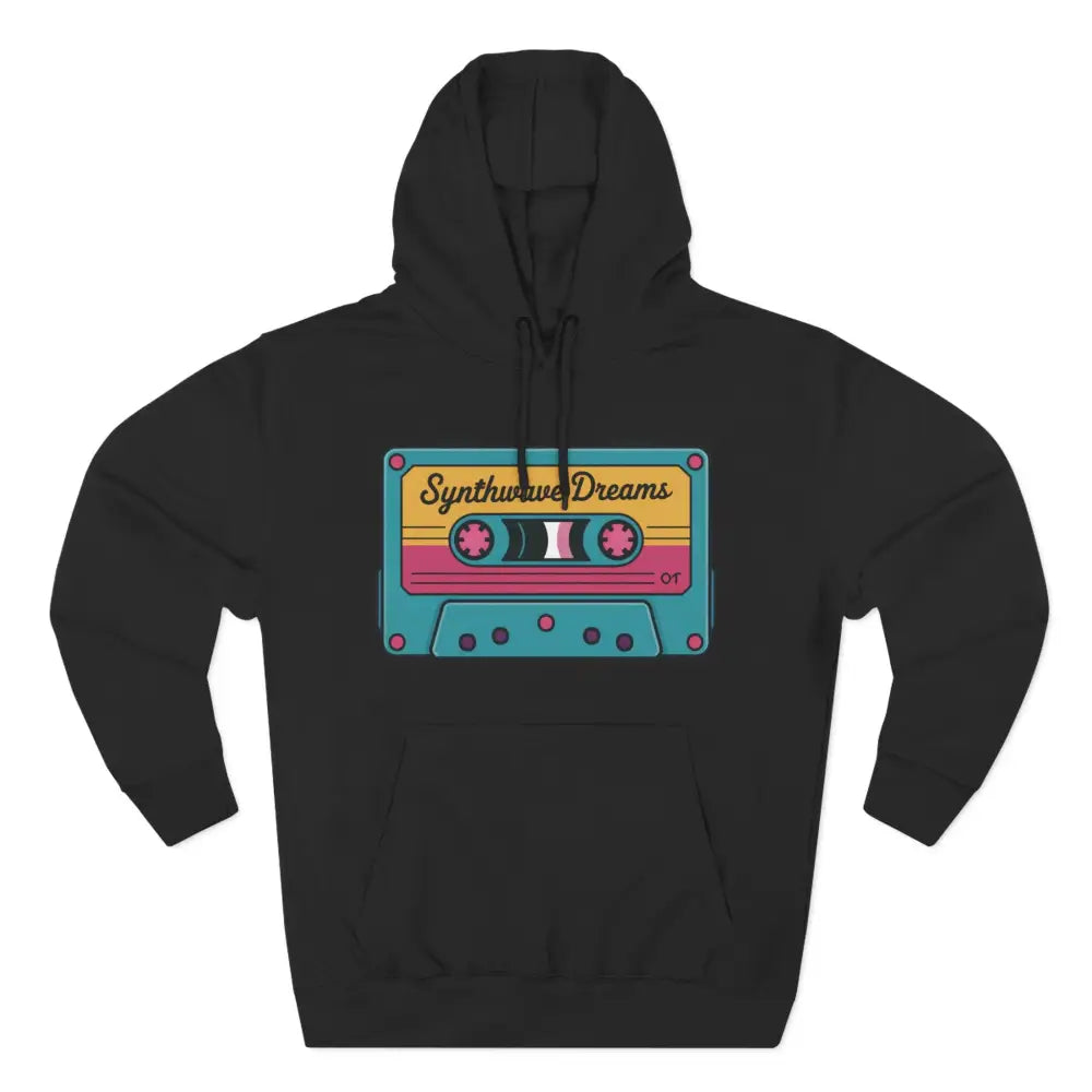 Retro Synthwave Unisex Hoodie Vintage Music 80s Inspired Fleece Sweatshirt Casual Streetwear Cozy Gift for Lovers XS