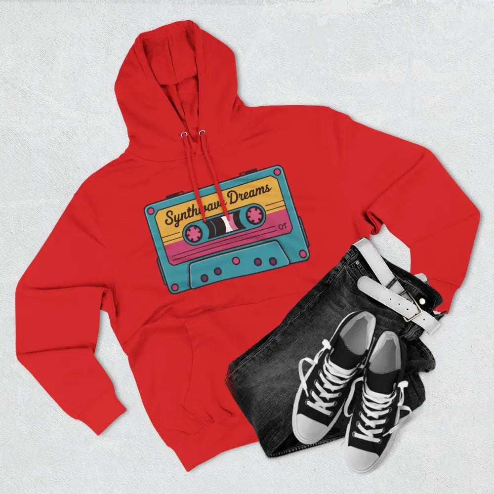 Retro Synthwave Unisex Hoodie Vintage Music 80s Inspired Fleece Sweatshirt Casual Streetwear Cozy Gift for Lovers